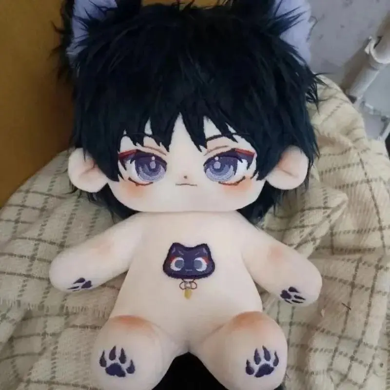 2026 New hot item Anime Genshin Impact Plush Toys 20cm Scaramouche Wanderer Plushie Dolls Figure Decor Soft Stuffed Dress Up Toys Birthday Gifts