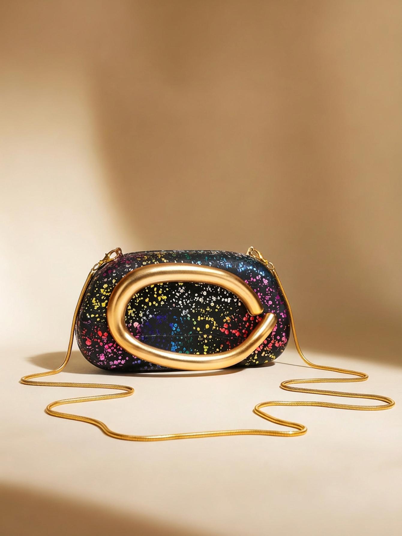 Women's Evening Bag, Crocodile Pattern Handbag, Handheld Bag Purse, Elegant Simple Party Purse, Fashion Accessories for Weddings, Christmas, Birthdays, Ideal Gift