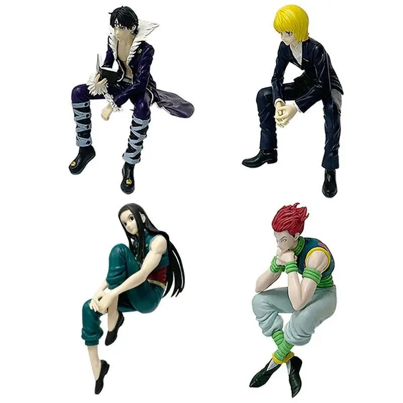 Hunter X Hunter Anime Action Figures 11-14cm Gon Freecss Alluka Zoldyck Chrollo Lucilfer Kurapika PVC Model Doll Christmas Gifts