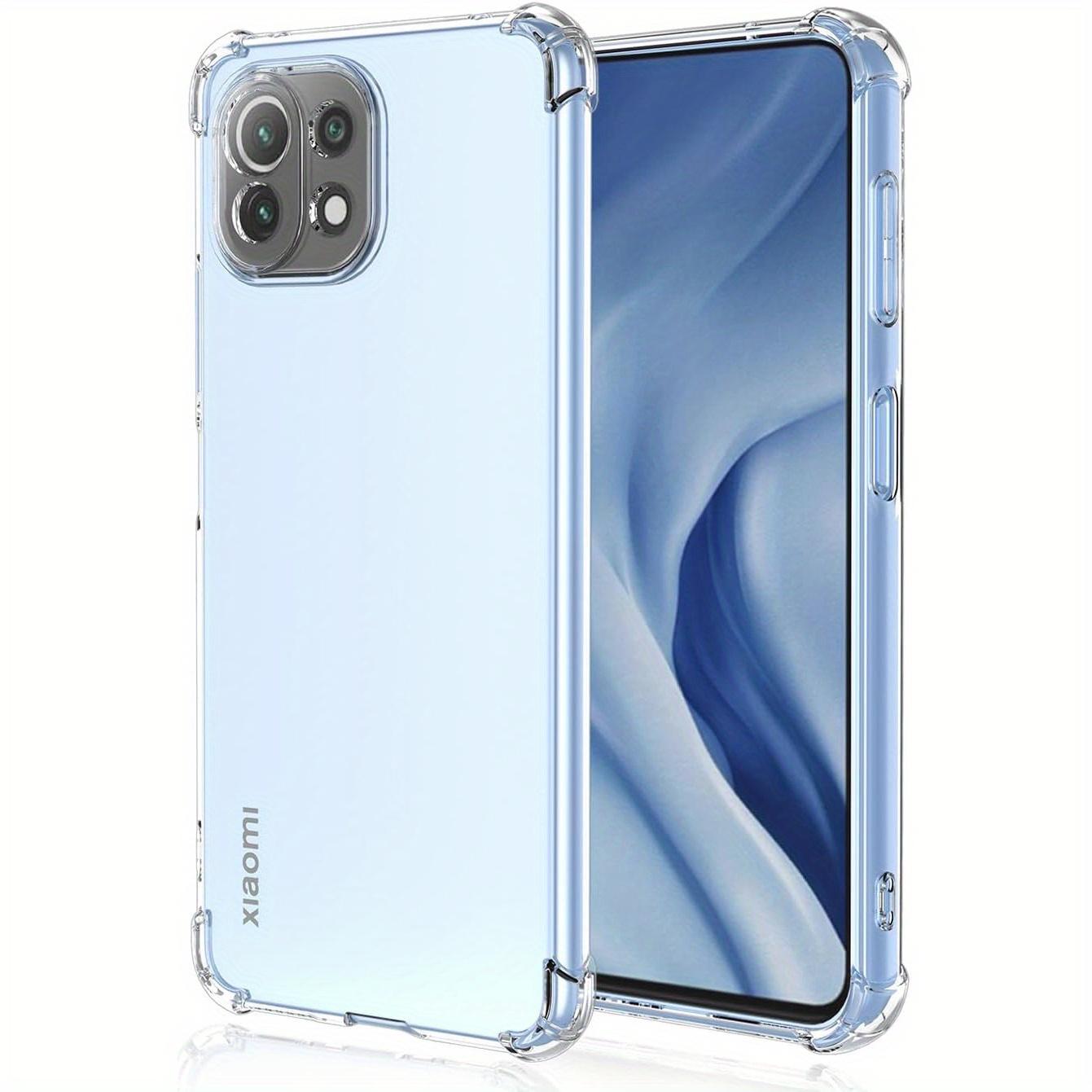 Case for Xiaomi Mi 11 / Mi 11 Pro, Clear Phone Case with Reinforced Corners Camera Protection Bumper Slim Fit Shockproof Flexible TPU Case, Transparent