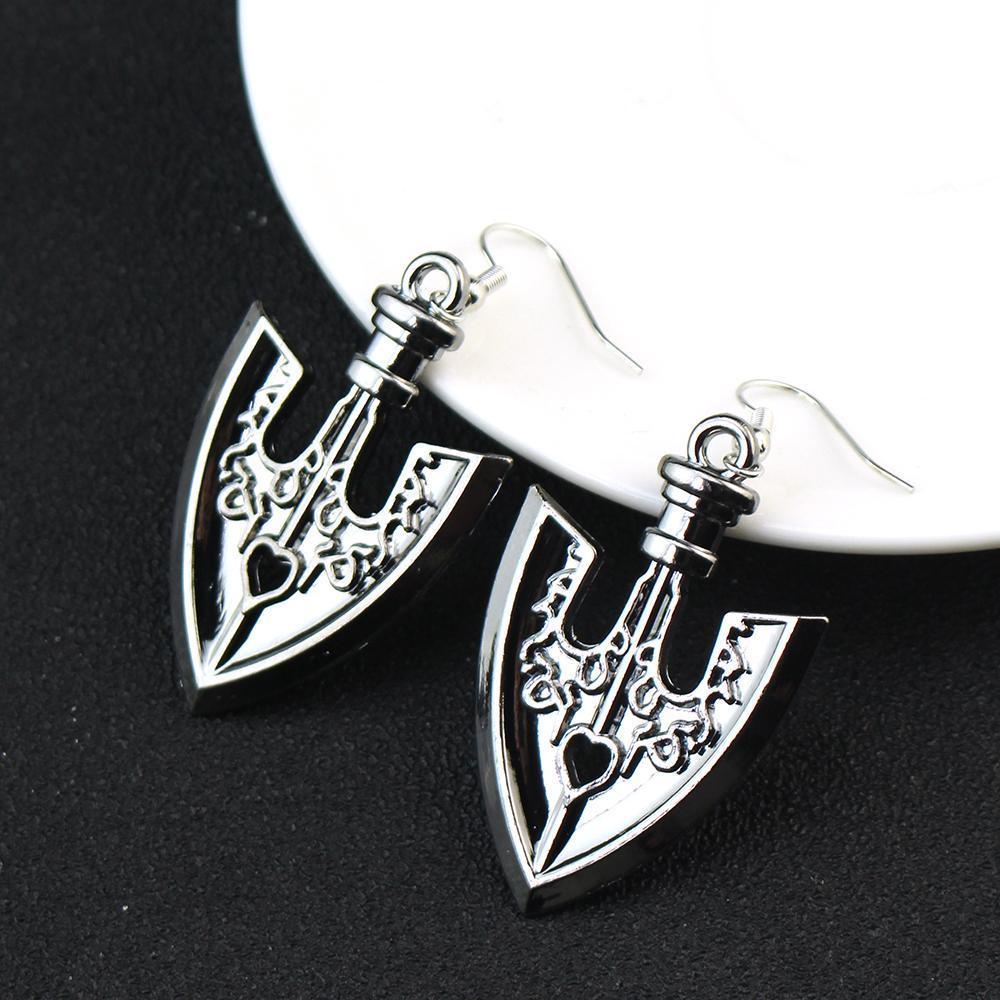 Anime JoJos Bizarre Adventure Earrings Kakyoin Noriaki Arrow Pendant Earrings For Women Men Cartoon Cosplay Jewelry Gifts