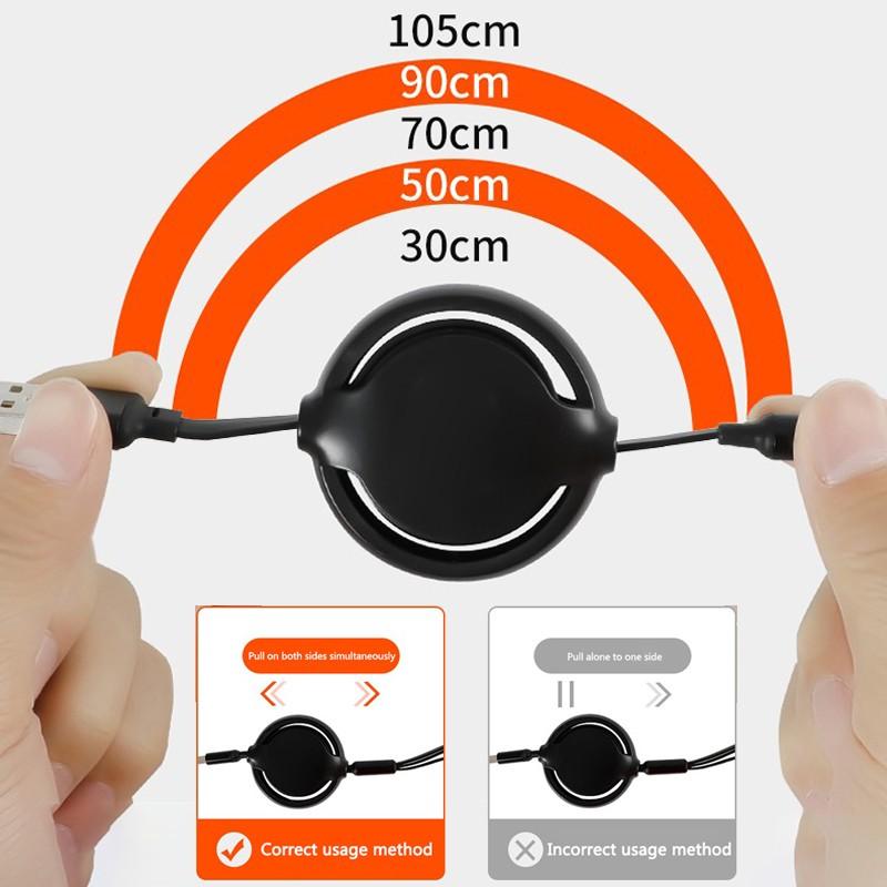 3-In-1 Charging Cable, Multi USB Port, Type-C & Micro USB, Compatible with Kia Models, Durable Design, Ideal for Daily Use