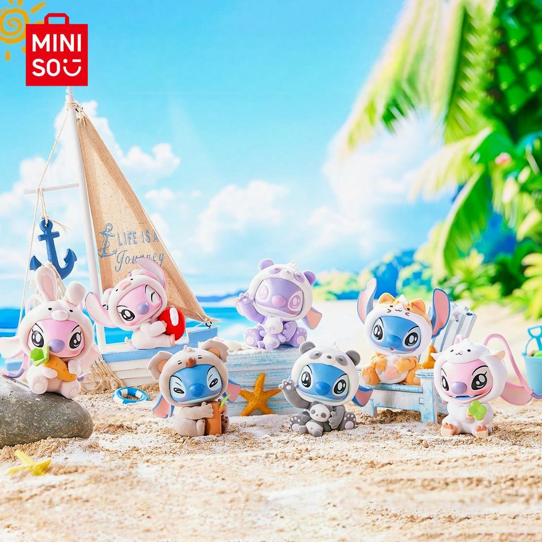 Disney Lilo & Stitch Series Animal Party Surprise Blind Box Figure Random Style -Collectible Toys Desktop Display Case Home Decoration Ideal Birthday Day Gifts For Stitch Fans