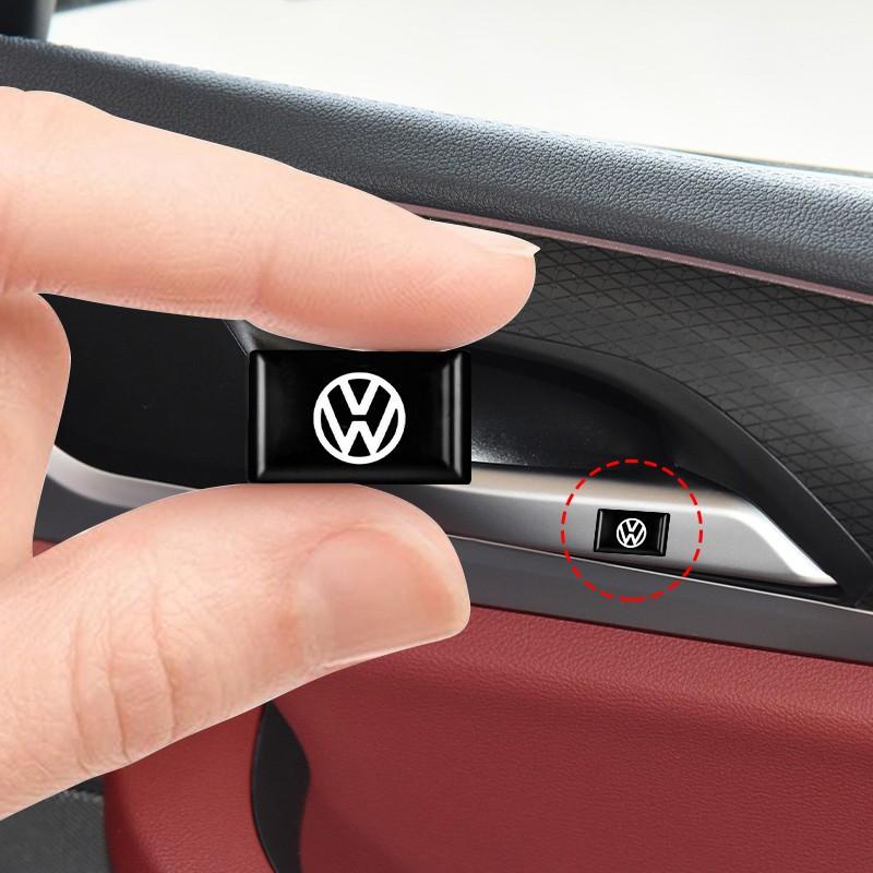 Volkswagen 10Pcs Long/Short Car Styling 3D Epoxy Car Stickers Emblem Badge Decoration Decals For Volkswagen VW GTI Polo Golf 4 5 6 7 Passat B6 B7 Scirocco CC Tiguan Touran Touareg Taigo Jetta Auto Accessories