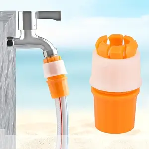 1 universal faucet interface anti-backflow quick connector, suitable for garden, kitchen, landscaping, and bathroom