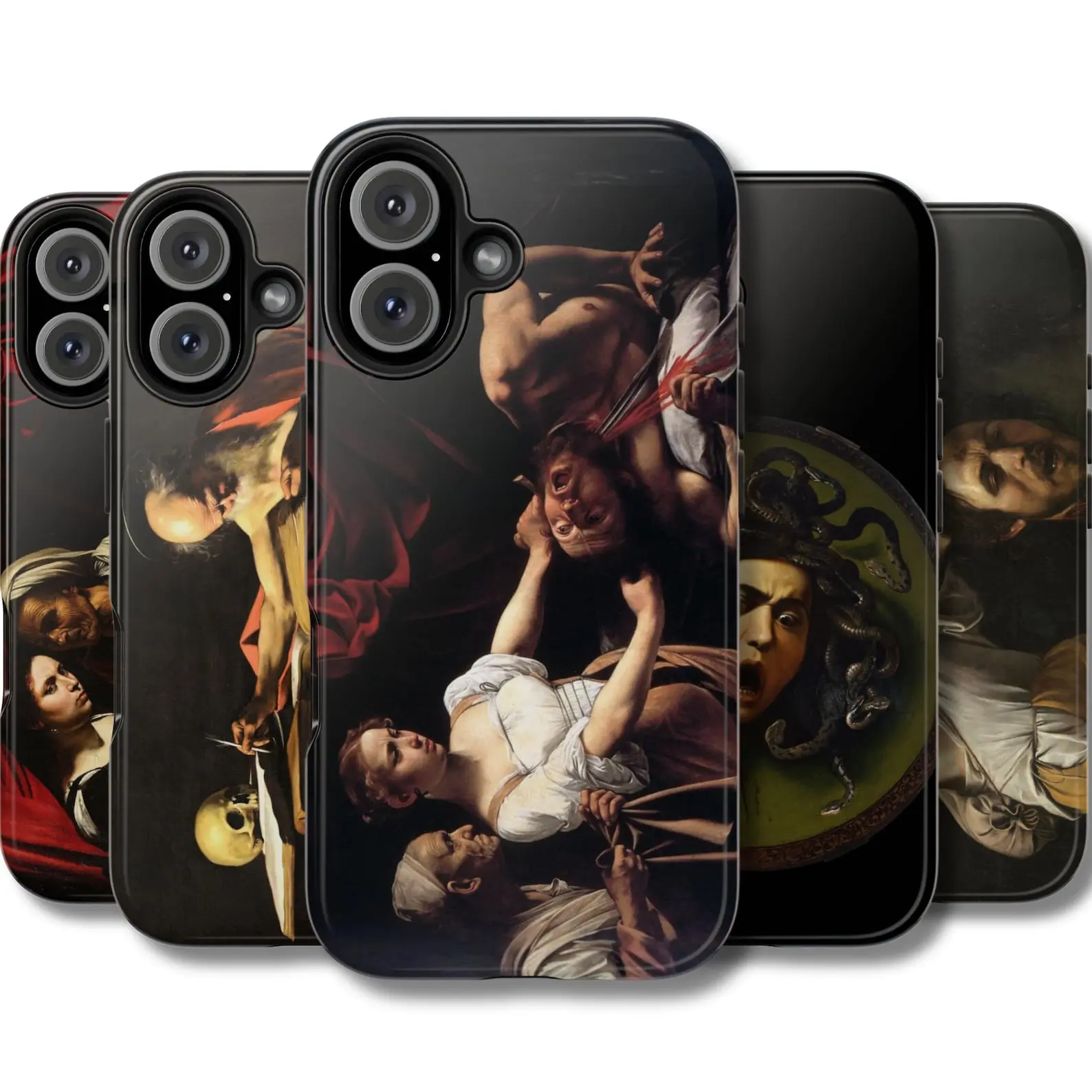 Renaissance-Style Caravaggio Vintage Masterpiece Dark Baroque Art Smartphone Case, Handheld Cellphone Protection for iPhone 11-17 Pro Max/Plus & Samsung Galaxy S23-S25 Series Devices, Casing