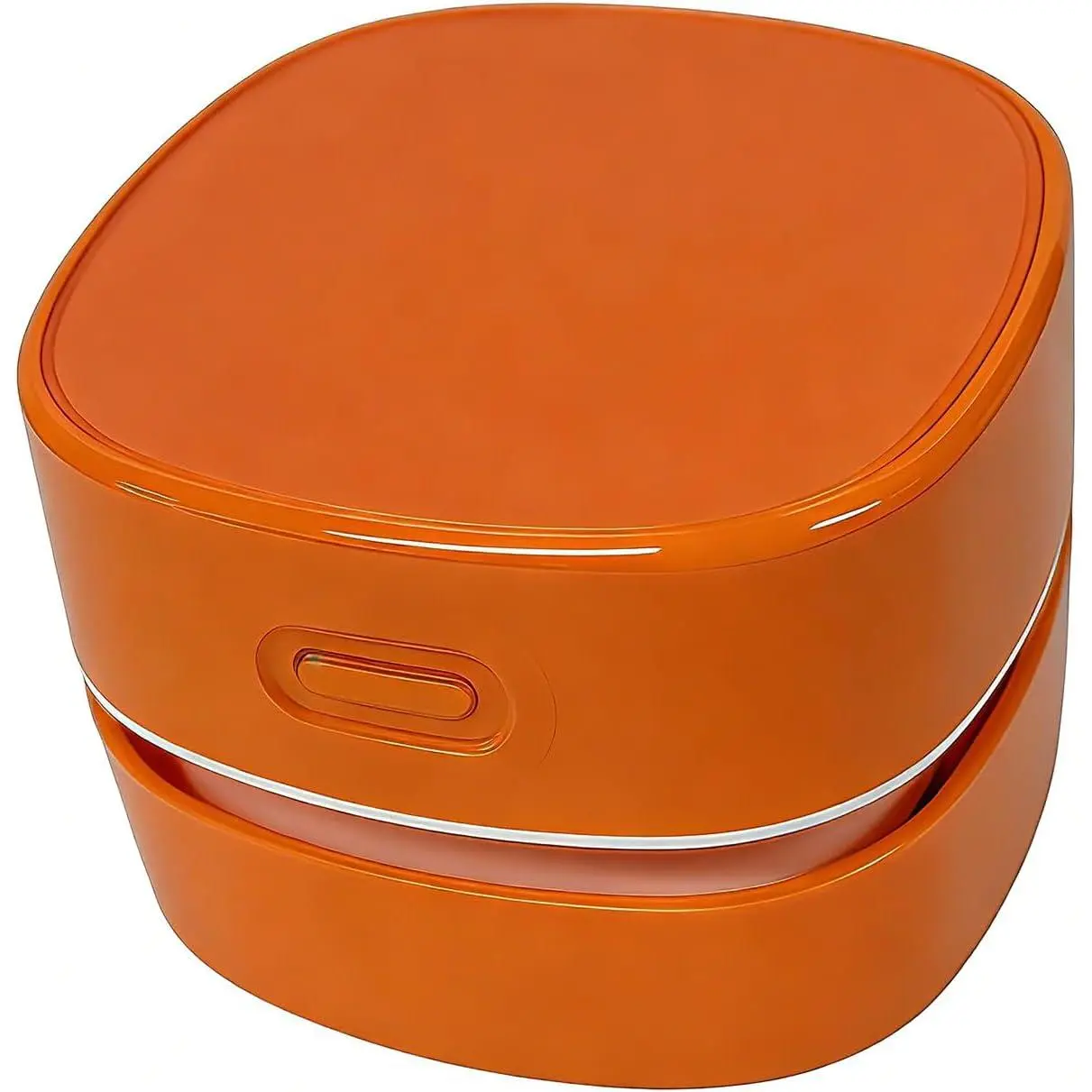 Mini Desk Vacuum Cleaner, Rechargeable Cordless Handheld Crumb Sweeper for  Office School ,  Table Dust Vacuums, Orange