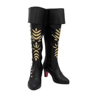 Adult Anna Boots Elsa Shoes Cosplay Queen Elsa Shoes Girls Queen Shoes Boot High Heel