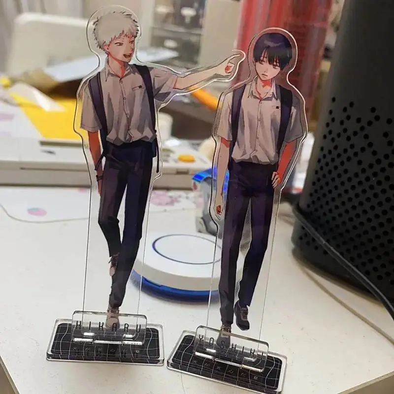 Anime The Summer Hikaru Died Cosplay Figure Stand Kawaii Acrylic Standing Plate 2Pcs/Set Ornament Accessories Prop