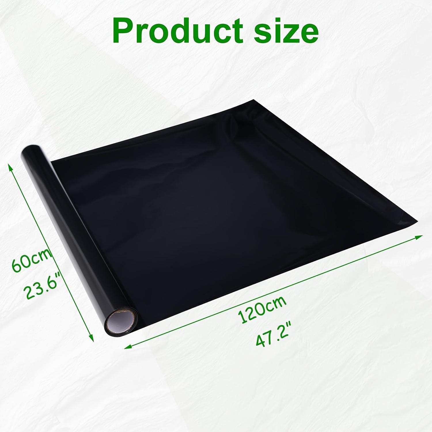 Black Aquarium Background, Static Cling Self Adhesive Fish Tank ...