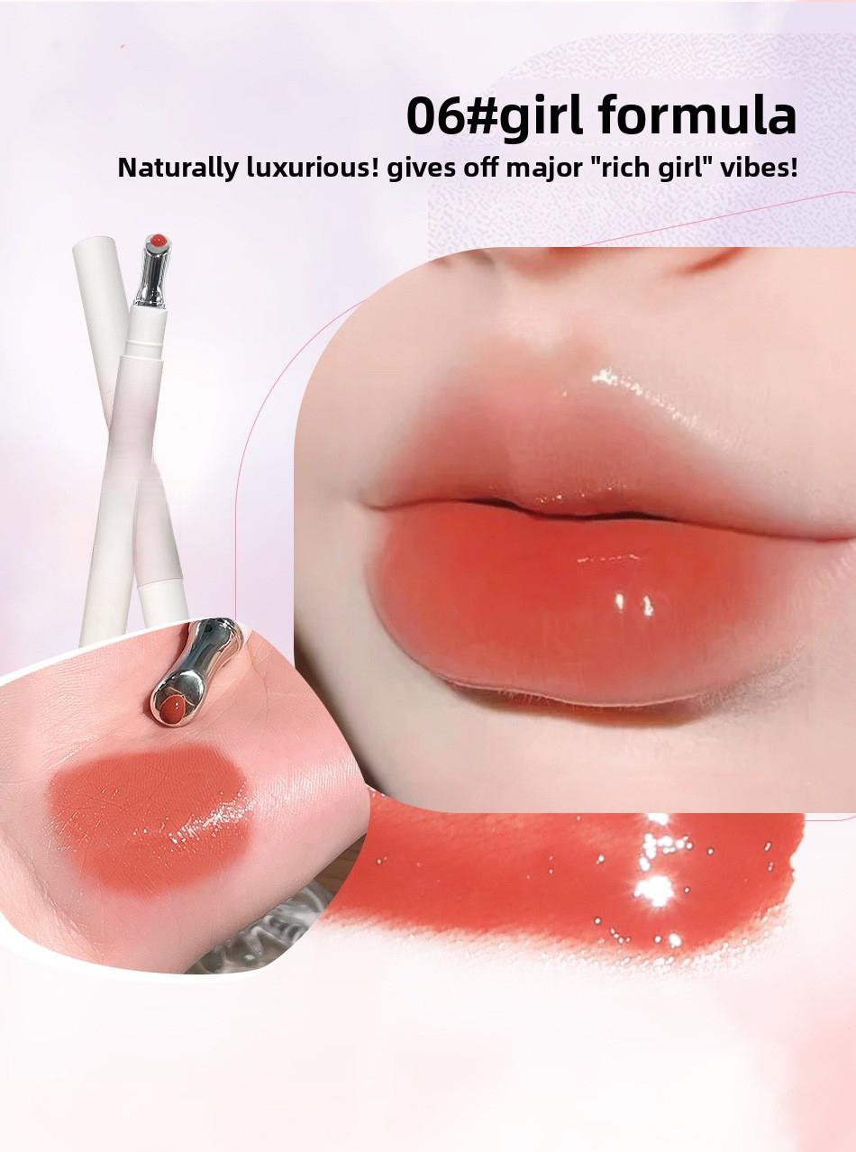 armosu Moisturizing Lip Gloss for Plump Lips, Non-Fading, Non-Drying, Nude Color, Brightening, Moisturizing, Hydrating, Mirror-Finish Lip Glaze