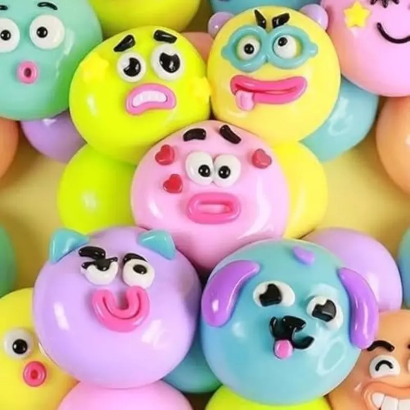 Cute Dog Face Changing Soft Gel Toy, Slow Rebound Stress Relief Toy, Sensory Comfort for Kids and Adults, Birthday Gift Party Favor