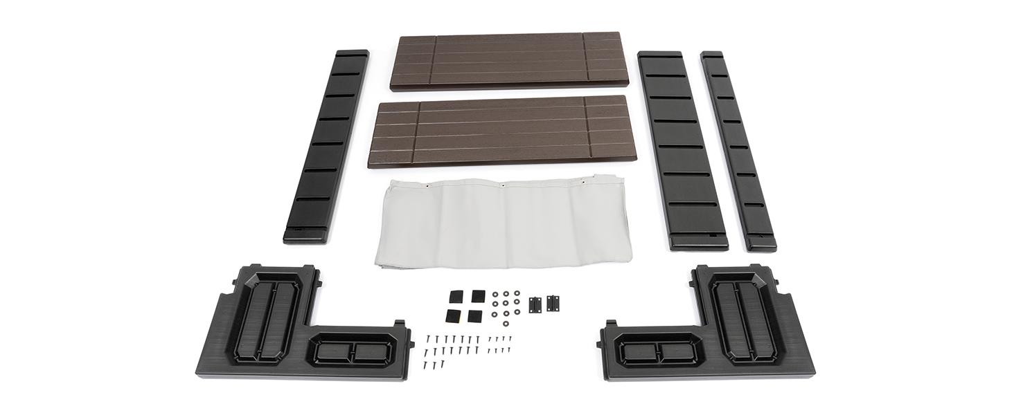 HECASA Hot Tub Steps Outdoor Spa Steps with Storage, Hot Tub Stairs Non-Slip Steps for Outdoor Indoor, 36 Inches Black/Brown HECASA Hot Tub Steps Outdoor Spa Steps with Storage, Hot Tub Stairs Non-Slip Steps for Outdoor Indoor, 36 Inches Black/Brown