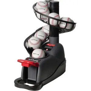 898BH Baseball Soft Toss Machine, Angle Adjustable, Step Paddle and Release to Launch, No Power Supply Needed, Works with Regulation Baseball