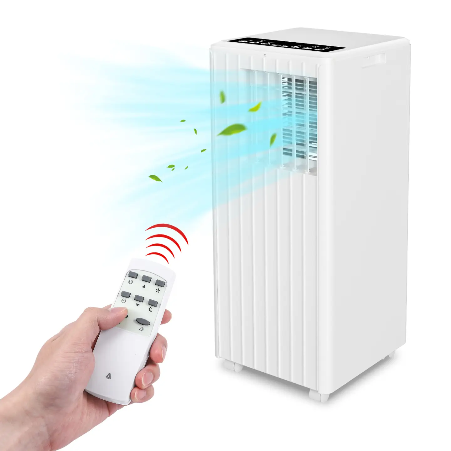 OP-8000 BTU Portable Air Conditioner,Fast Cooling for Small Rooms | 3-in-1 Cooling, Dehumidifier & Fan for Rooms Up to 350 Sq. Ft. | 24-Hr Timer, Remote & Full Window Kit