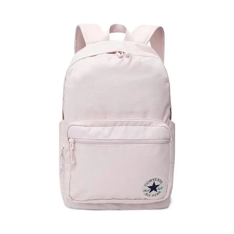 Converse Back-to-School Polyester Backpack for Men and Women – Casual Pink Style