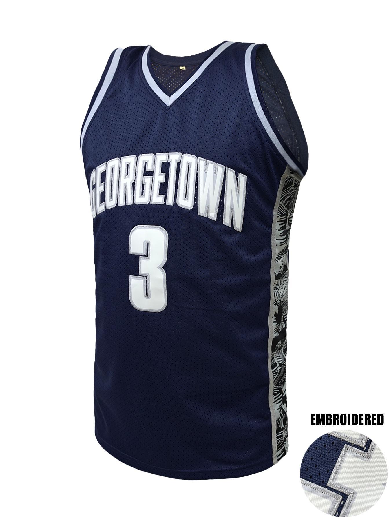 Men's Letter & Number Embroidery Contrast Binding Sports Vintage Basketball Jersey, Loose Casual Breathable Sleeveless V Neck Professional Sports Basketball Top, Summer Sports Clothing for Men, Breathable Athletic Top, Stylish Jersey