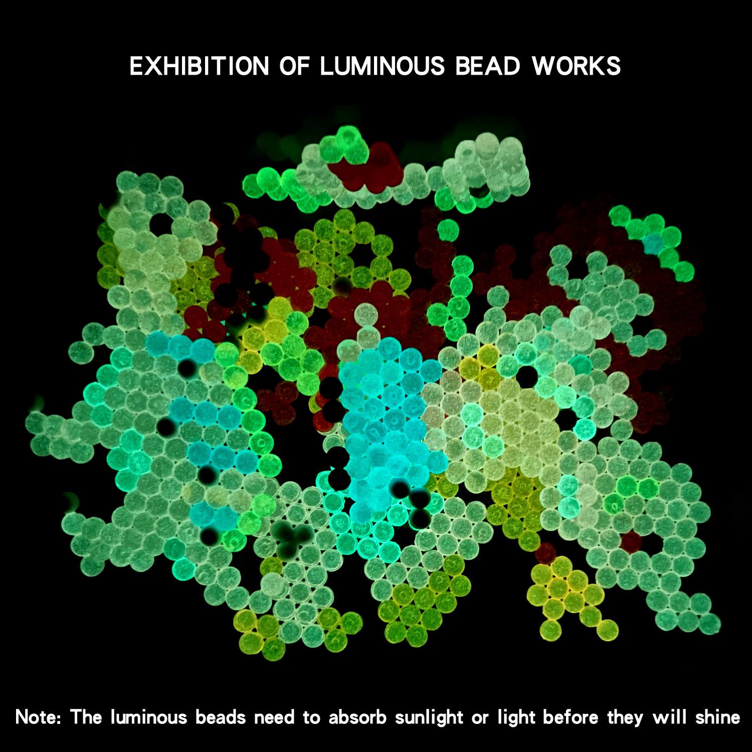 With CE Puzzle Luminous Luminous Puzzle 5mm Puzzle Set Handmade DIY Water-soluble Puzzle Toys