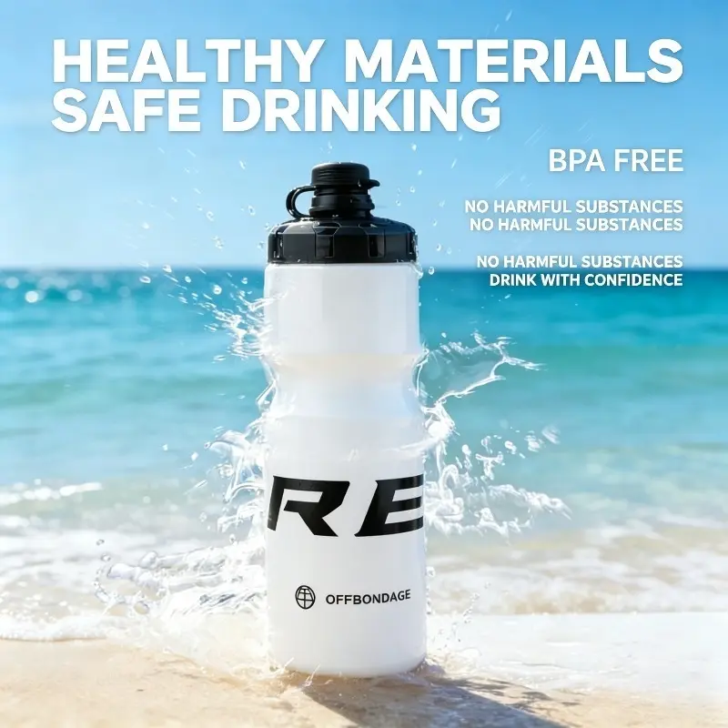 Summer new bicycle water bottle, squeeze outlet, mountain road bike, sports water cup and water bottle
