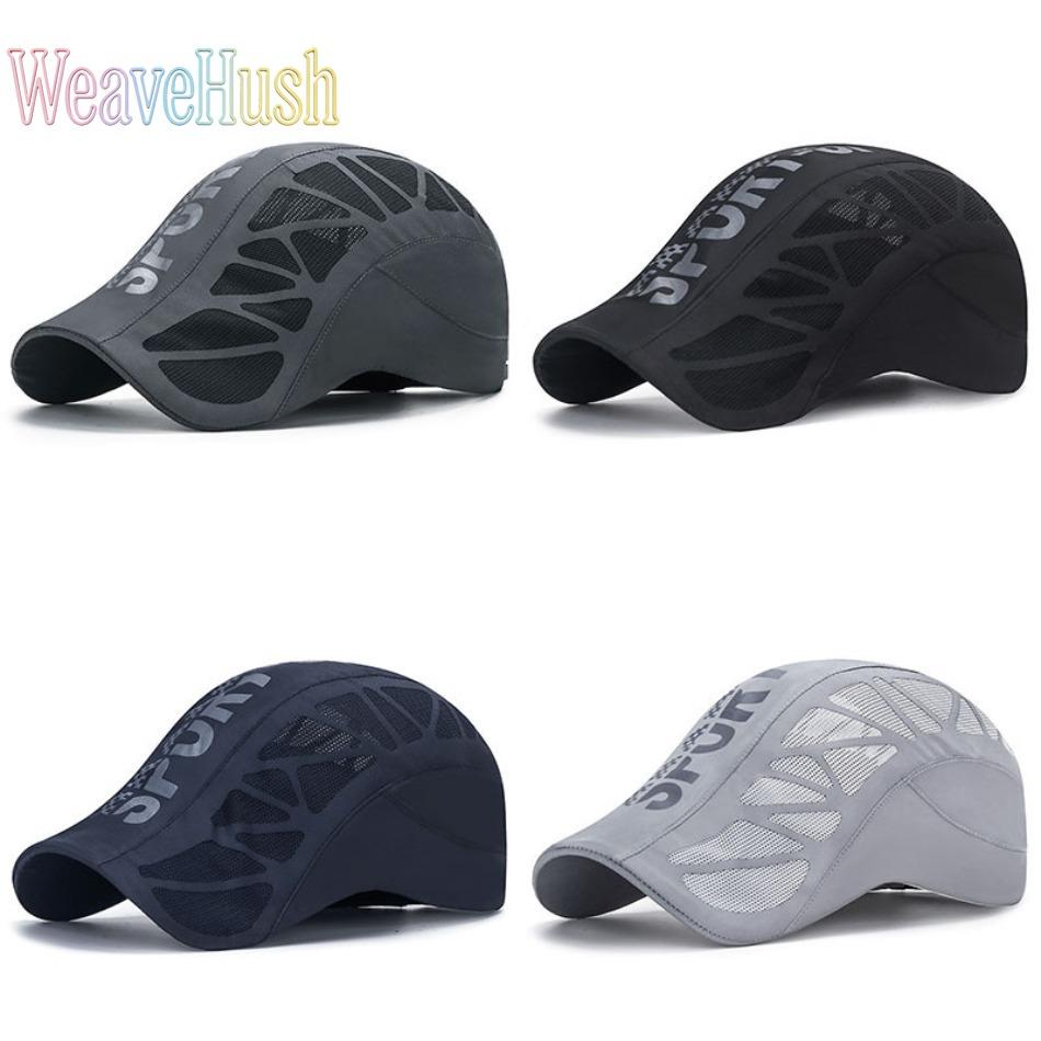 Men’s Summer Breathable Mesh Baseball Cap, Lightweight Quick-Dry Sun Protection Hat, Adjustable Outdoor Sport Cap for Fishing, Hiking, Running & Camping, Ventilated Shading Brim Hat for All-Day Comfort & Outdoor Daily Activities