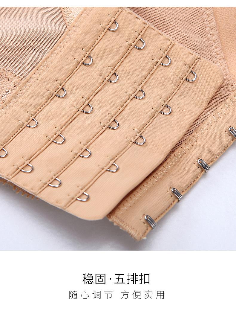 Classic wireless, non-padded, lightweight full-cup bra, plus size, specially designed to enhance and minimize large busts, prevent outward expansion