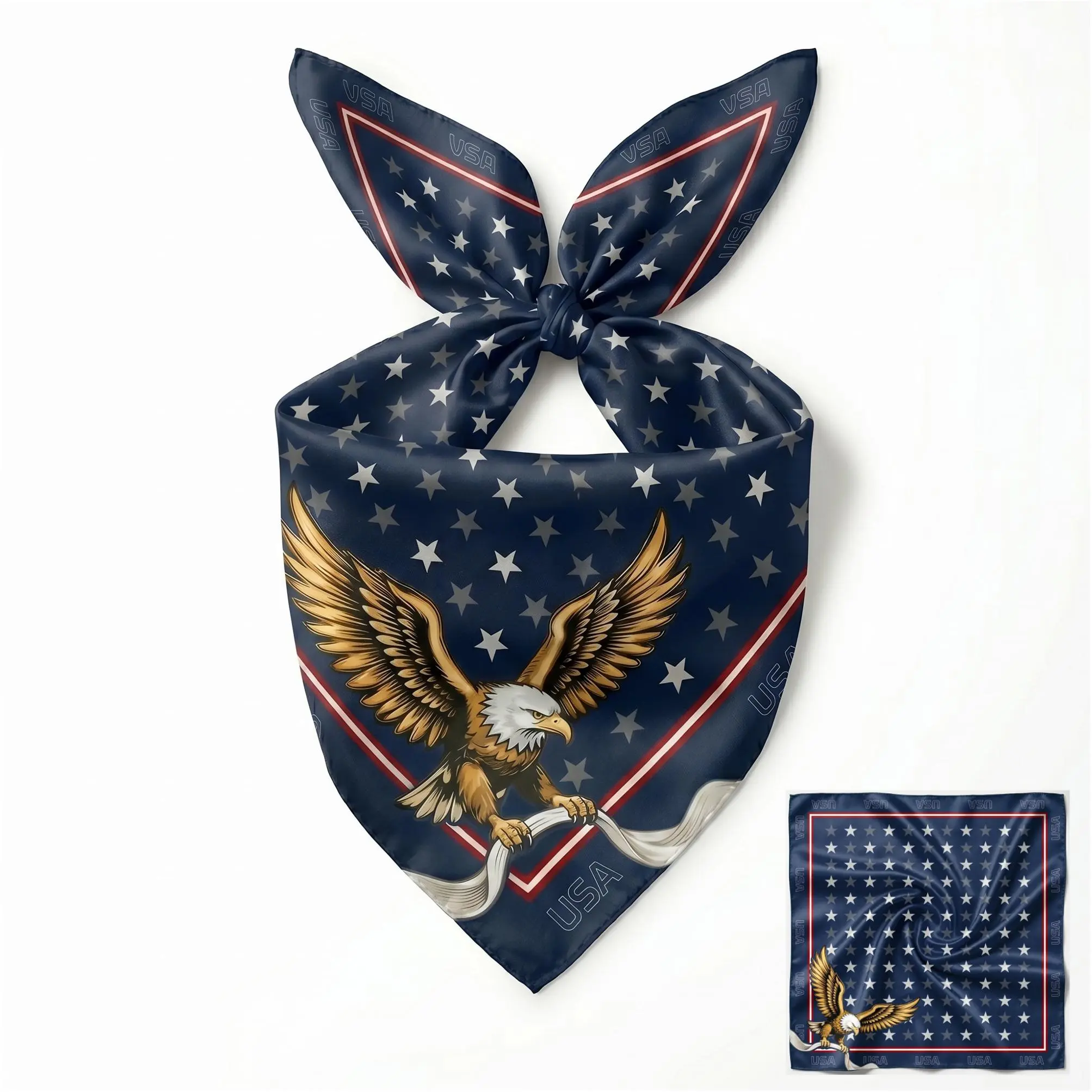 Multifunctional Scarf 90cm*90cm - USA Team