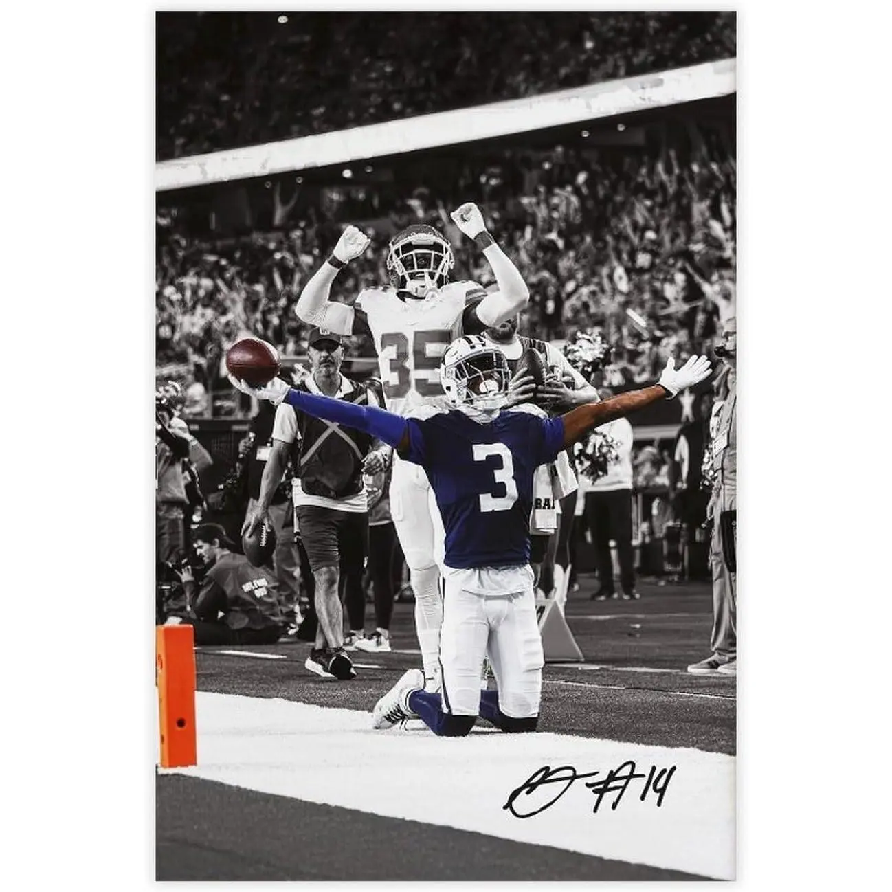 George Pickens 2 Canvas Poster |   for Living Room, Bedroom, Dorm Decor Home Office Wall Art