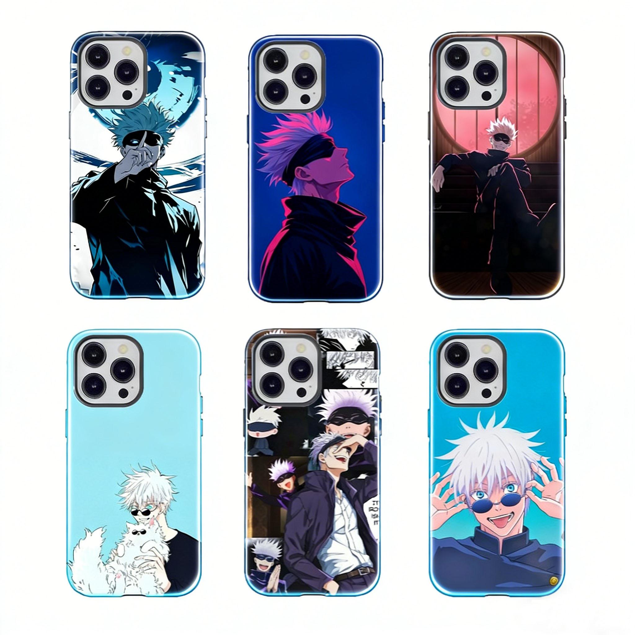 J-Jujutsu Kaisen Phone Case Anime Gojo Satoru Character Design Shockproof  Protective Cover Compatible for iPhone 17 16 15 14 13 12 11 and for Samsung  Galaxy S21-S25 Perfect Gift for Friend - TikTok Shop