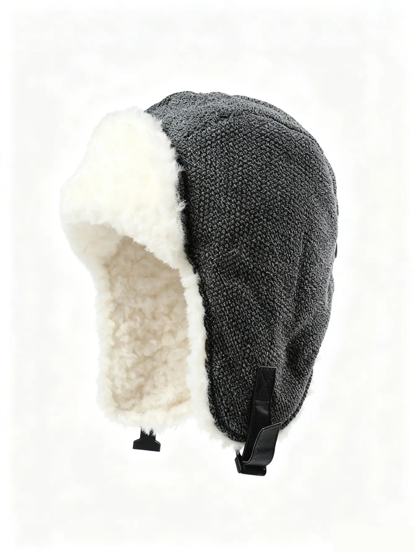 Winter Thick Faux Fur Trapper Hat, Unisex Windproof Warm Ear Protection, Ushanka Hat for Skiing Cycling, Cold Weather Outdoor, Adjustable Outdoor Hat