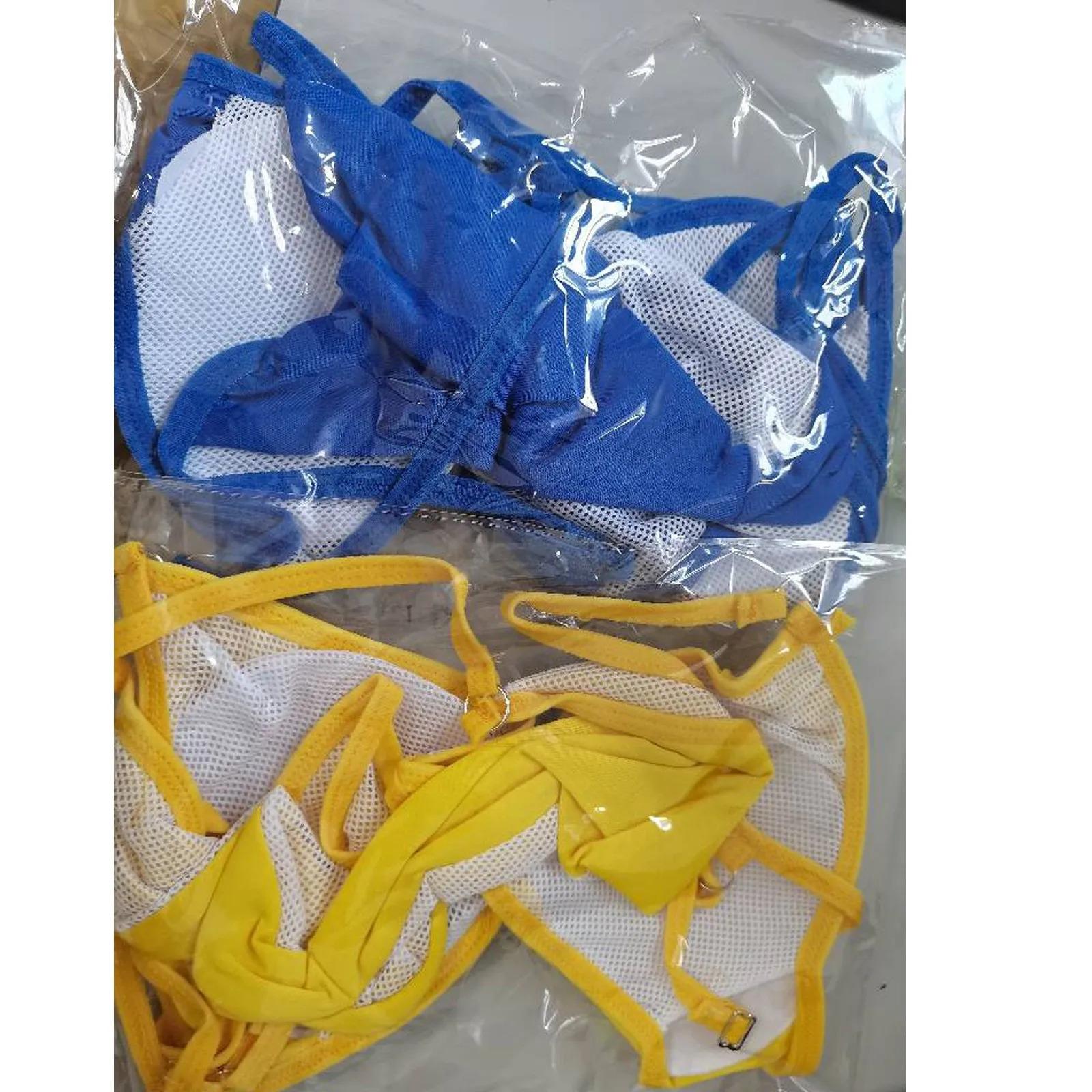 Vacation Woman Girl Solid Color Metal Buckle Sling Backless Split Swimwear Sexy Bikini Set Two Piece Swimsuit Bikinis Swimsuit