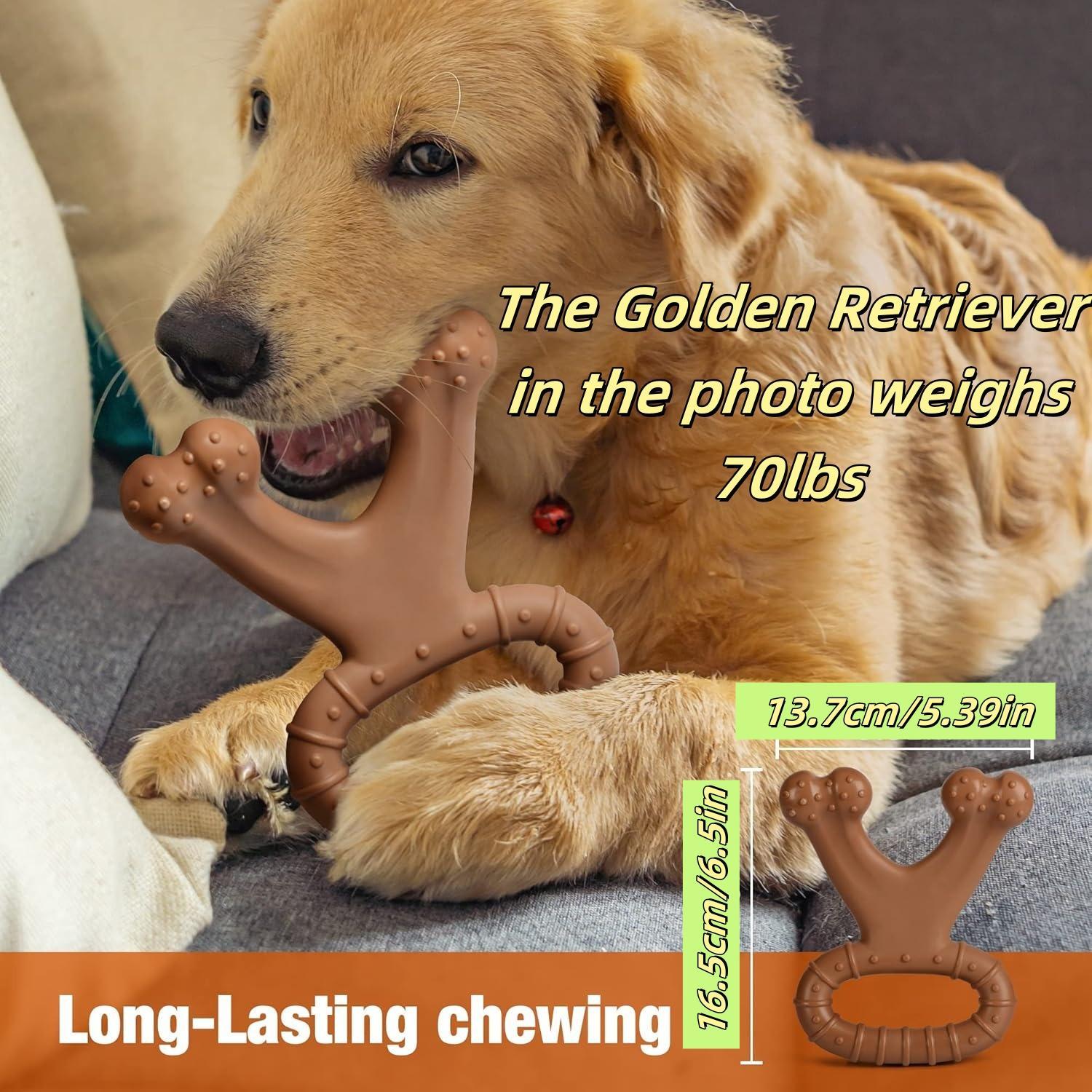 Gift for Pets, Dog Chew Toy, Durable Chew, Beef Flavor Indestructible Teeth Cleaning Toy, Interactive Dog Toy, Suitable for Small, Medium, Large, Extra Large Dogs
