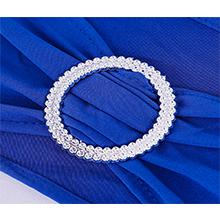 Wedding White Chair Sashes 100 Pack Spandex Chair Bands with Buckles Slider Chairs Bows for Birthday Bridal Shower Engagement Anniversary Christmas Event Decorations