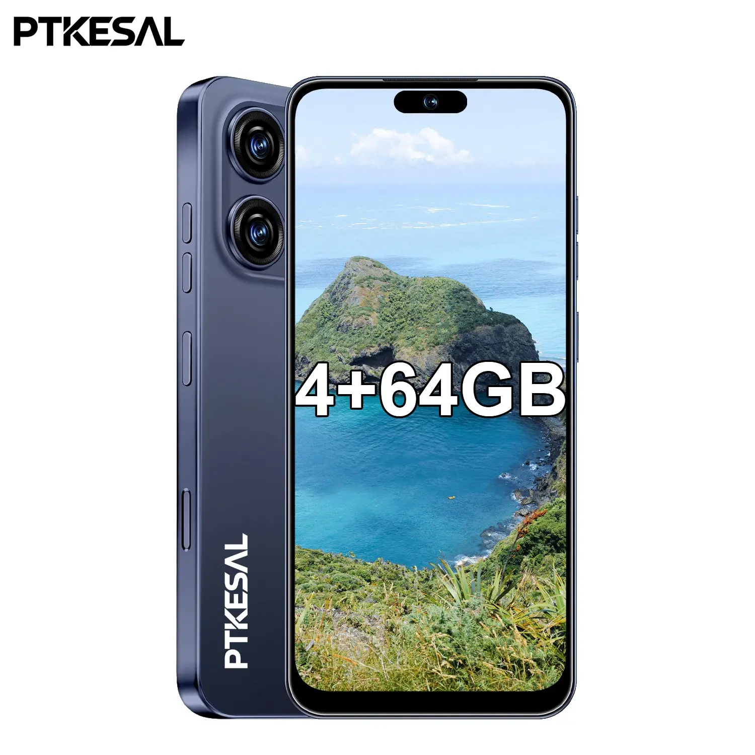 Ptkesal-16 Pro Max Android 10 Smartphone, 4g Network, 4+64GB RAM, 6.93-Inch Screen, 8-Core Processor, 5+13mp Camera, 4100mah Battery