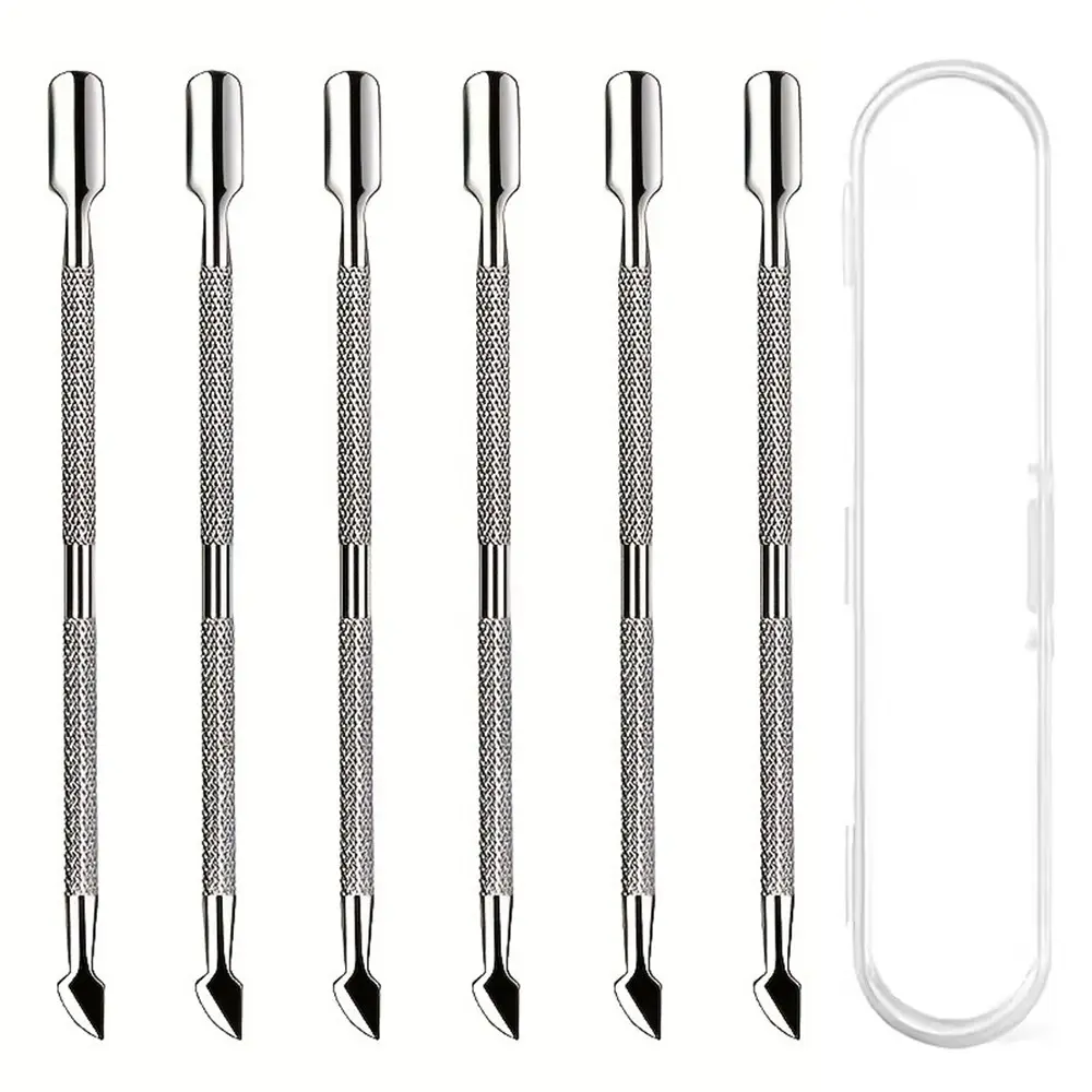 6-Piece Nail Cleaning Kit, Manicure Tools, Dead Skin Remover, Gel Polish Remover, Travel-Friendly, Gift Idea, Home Care Essentials