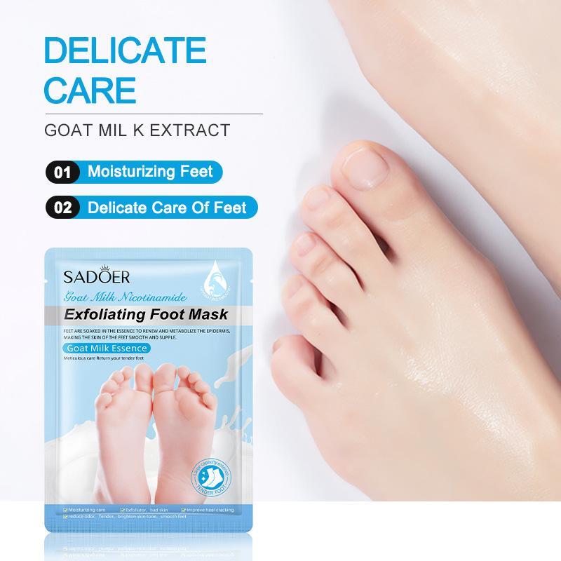 Skin-friendly Exfoliating Foot Mask, 3 Pairs Natural Moisturizing Hydrating Foot Care Mask for Christmas Gift, Nourishing Foot Care Product Skin-friendly Exfoliating Foot Mask, 3 Pairs Natural Moisturizing Hydrating Foot Care Mask for Christmas Gift, Nourishing Foot Care Product