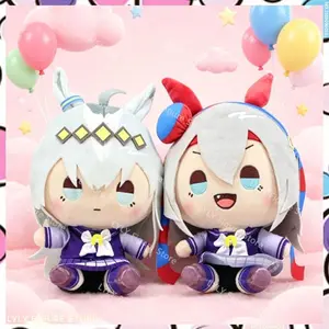 Pretty Derby Q Version Oguri Cap Tamamo Cross Cotton Plush Doll Uma Musume Stuffed Toy Fanart Collectible Oguri Gift For Fans
