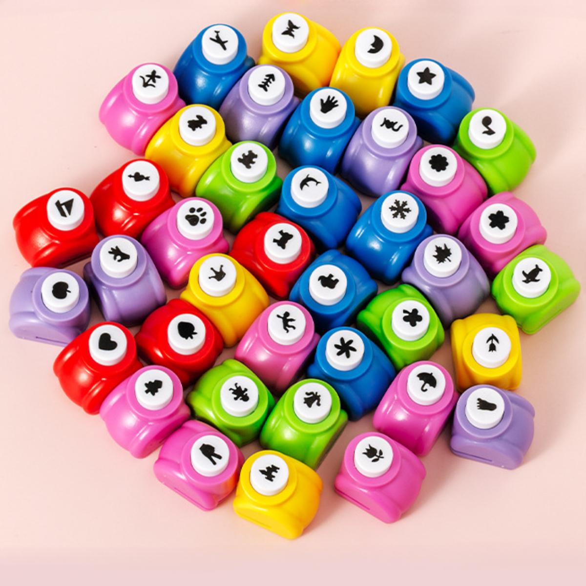 4 models, each with 10 small embossing tools, simple embossing tool, multiple patterns, ABS case, DIY embossing greeting cards, notes, hand copied newspapers, photo albums, decorative paintings other gift embossing tools