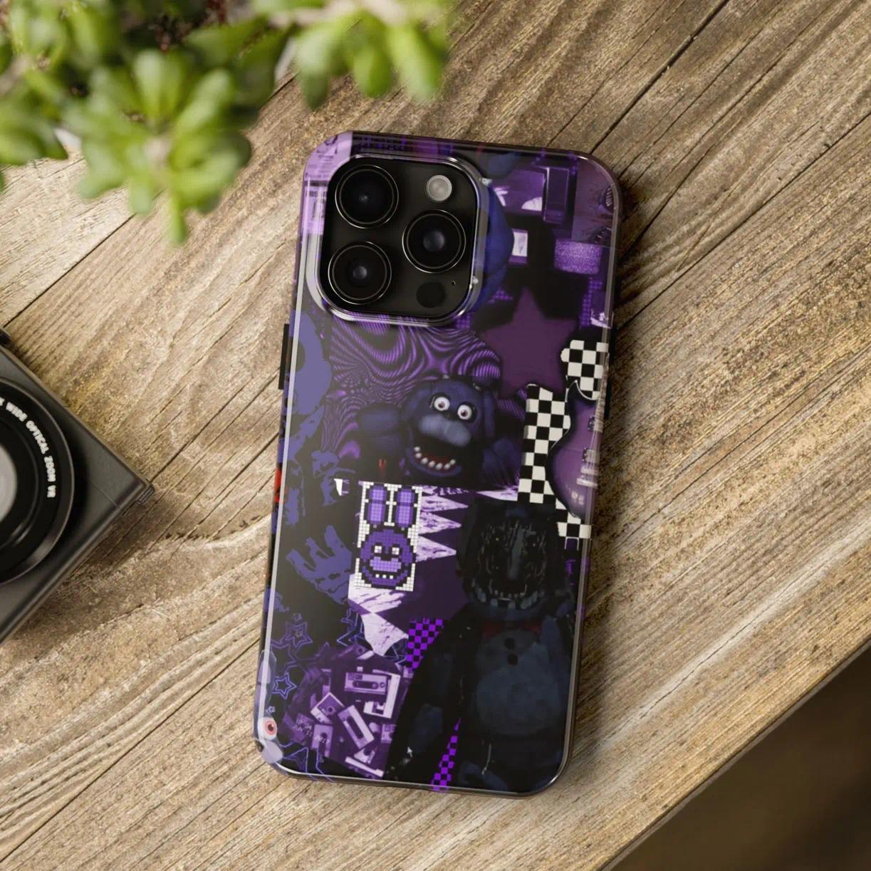 FNaF 2 Bonnie Foxy Chica Freddy Double-layer durable phone Cases For iPhone 17 16 15 14 13 12 Promax Pro Plus, hard shell protection ,Unique design,best Gift