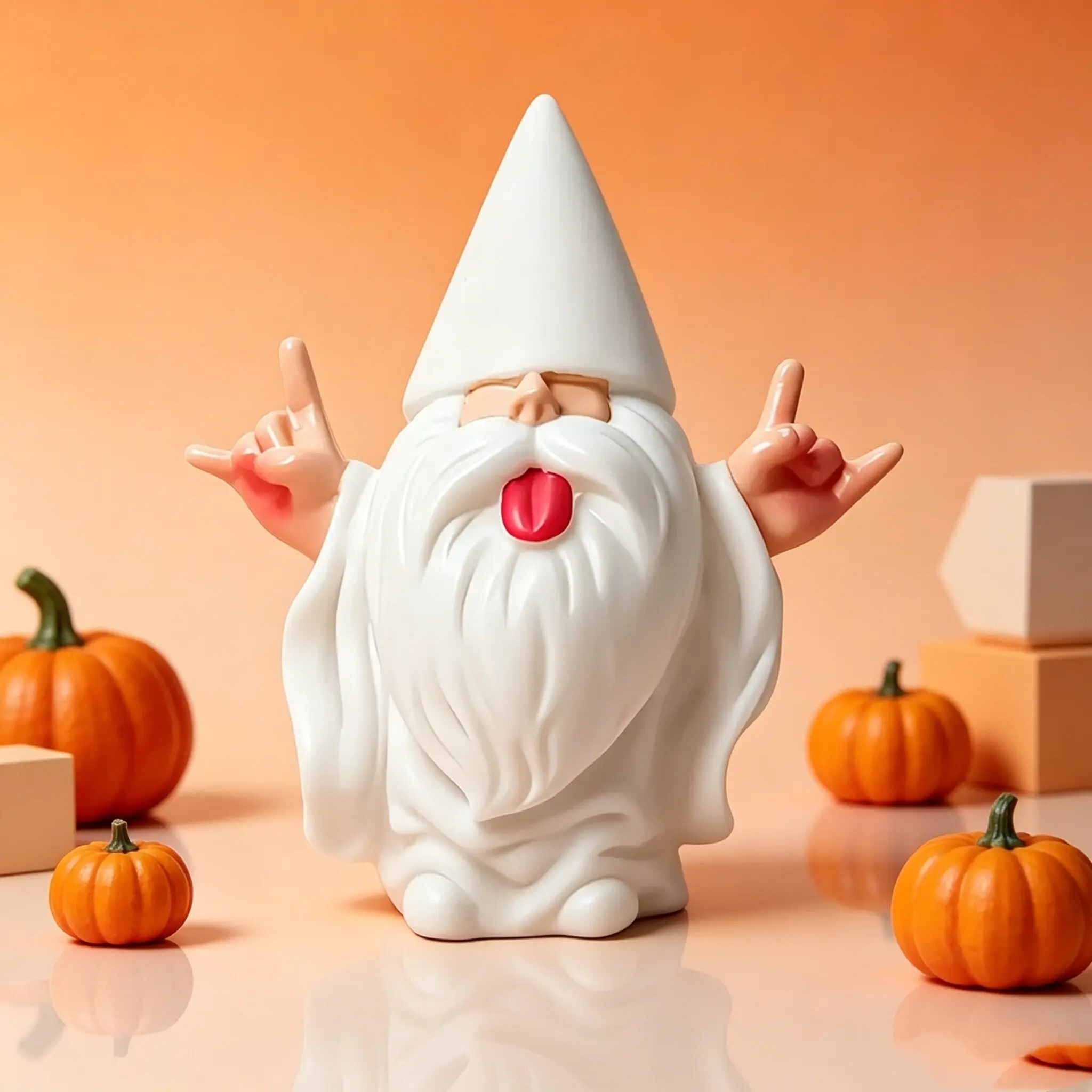 Cute Ghost Party Decoration, Garden Ornament, Desk Decor for Study Room, Small Figurine, Perfect for Home Décor