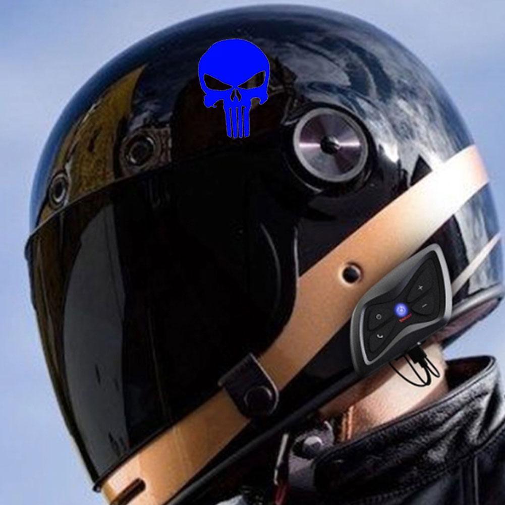 1pc Skull Head Motorcycle Glow Stickers Waterproof Moto Helmet Decoration Motorbike Fuel Tank Side Fairings Decal Accessories