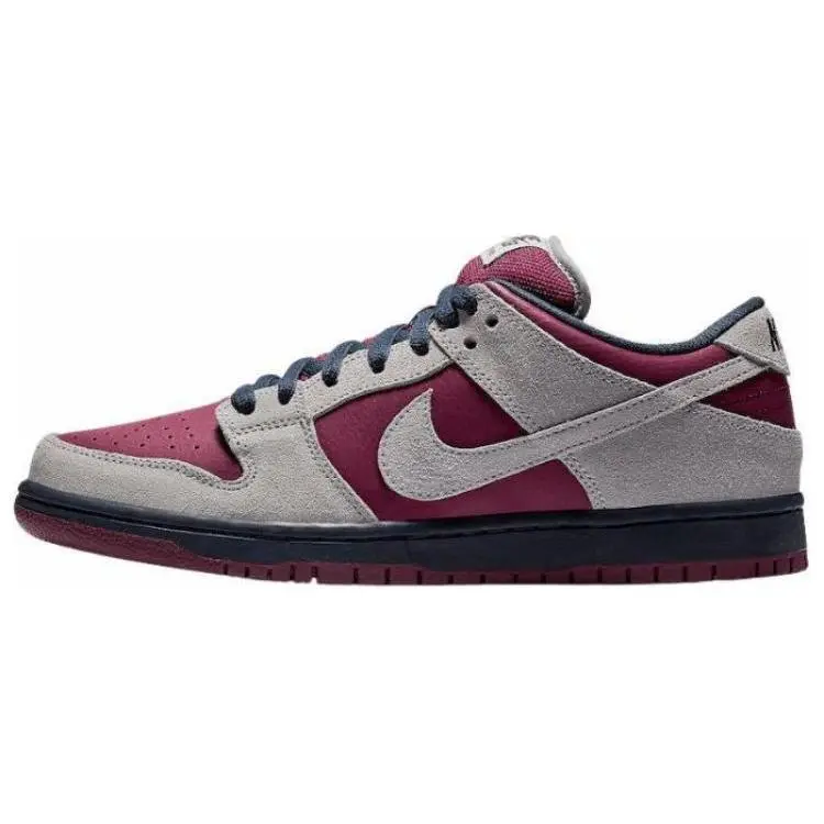 Nike Dunk SB Pro True Berry Leather Skate Shoes for Men and Women – Burgundy, Non-Slip, Lightweight, Low-Top Verifiable, with credentials and supporting global authentication