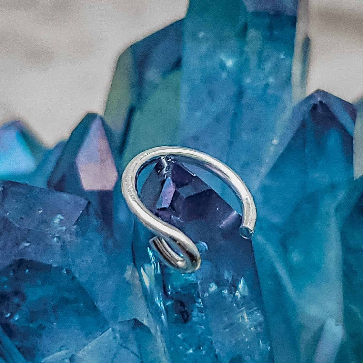 925 Sterling Silver or 14k Gold Filled Fake Clip on Nose Ring, Handmade 20 Gauge Tiny Faux Non Piercing Huggie Hoop