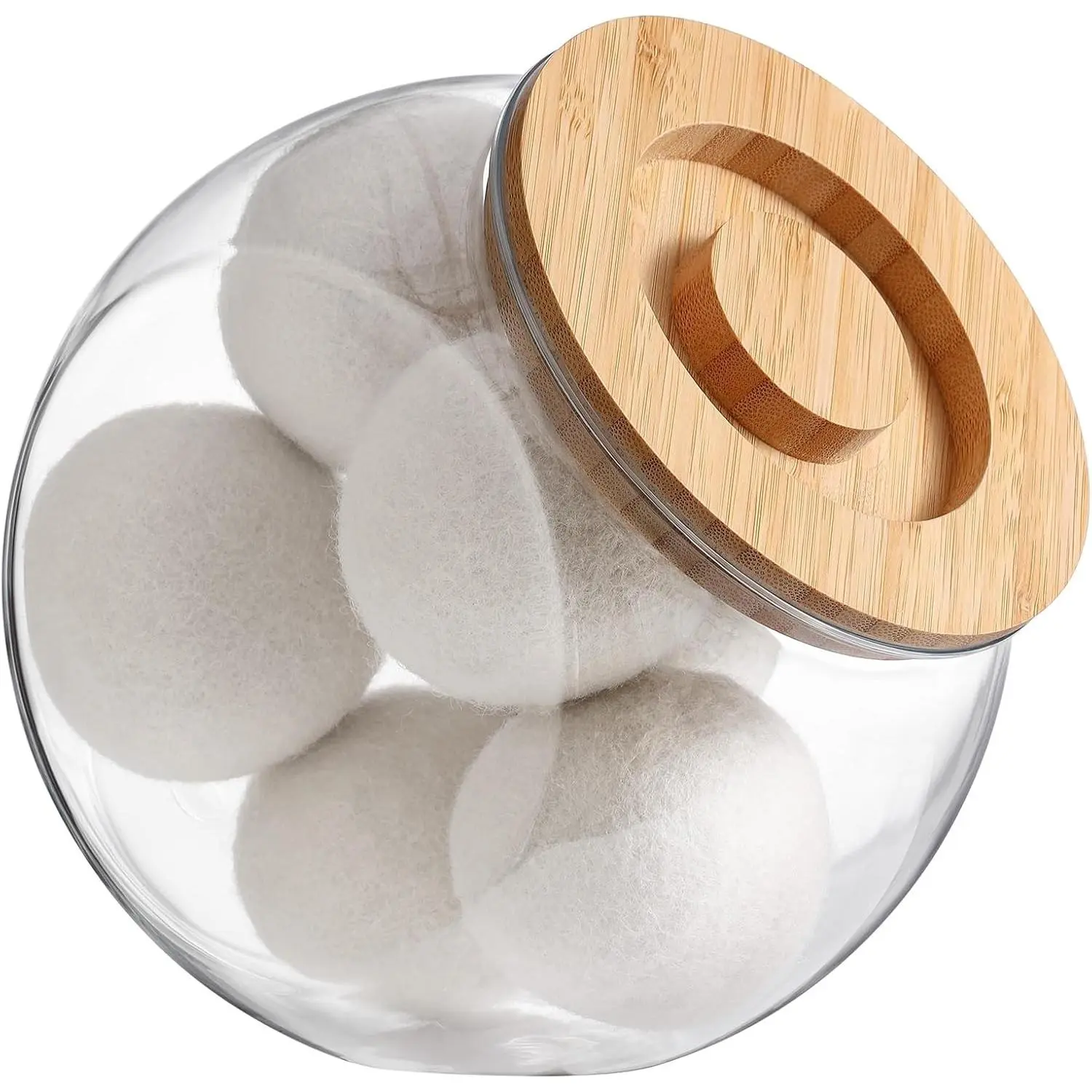 0.85 Gal Plastic Laundry Pod Container, Dishwasher Pod Dispenser, Dryer Ball Holder & Fabric Softener Dispenser for Laundry Room OrganizationGift