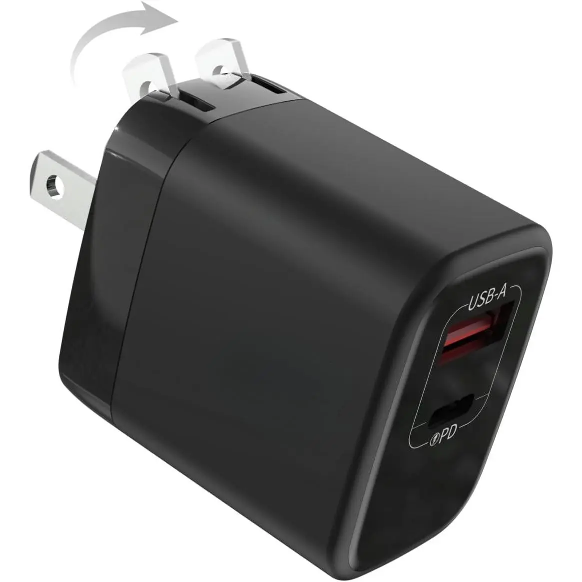 35W USB C Single-Port GaN Nano Charger with Foldable Plug for iPhone 17/16/15 Series, iPad, Galaxy S24 Ultra, Mobile Android Devices, with Synthetic Protection