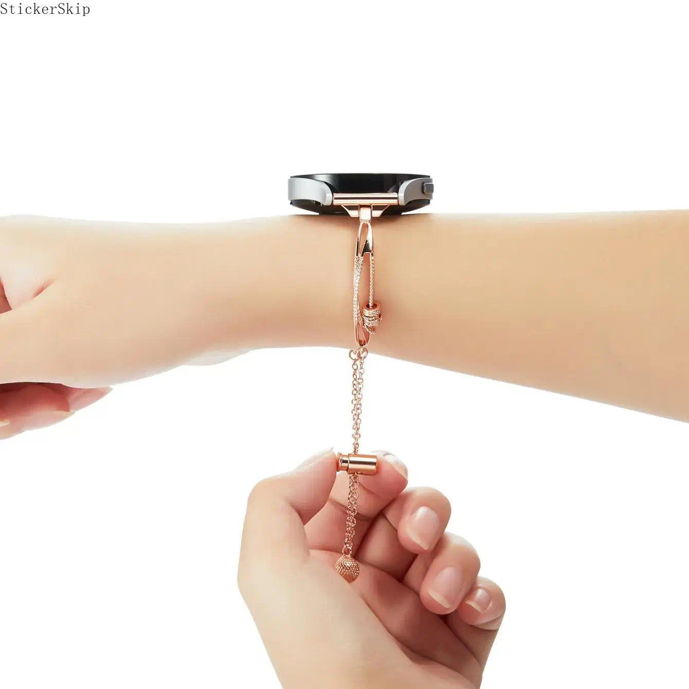 2026 Chain Design Apple Watch Band for Women – Fashionable Jewelry Style Bracelet Strap, Stylish Adjustable Watch Band Fits 38–49mm (All Series & Ultra), Trendy Daily Wear Accessory