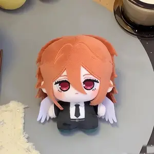2026 hot item10cm Chainsaw Man Cosplay Himeno Plush Toys Pendant Hayakawa Aki Plusie Toy Cotton Cute Angel Keychain Stuffed Doll Gift Collect