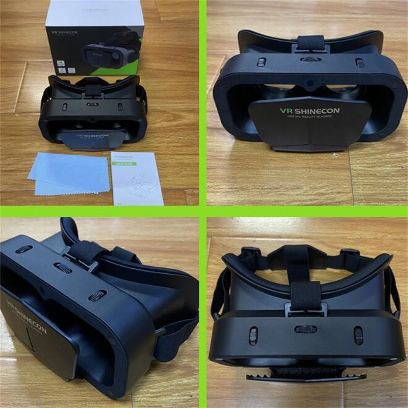 Shinecon Virtual Reality Viar 3D VR Glasses Device Helmet Lenses Headset Goggle Smart Wearable For Smartphone Cell Phone Mobile Realidade VR Goggles detail 8