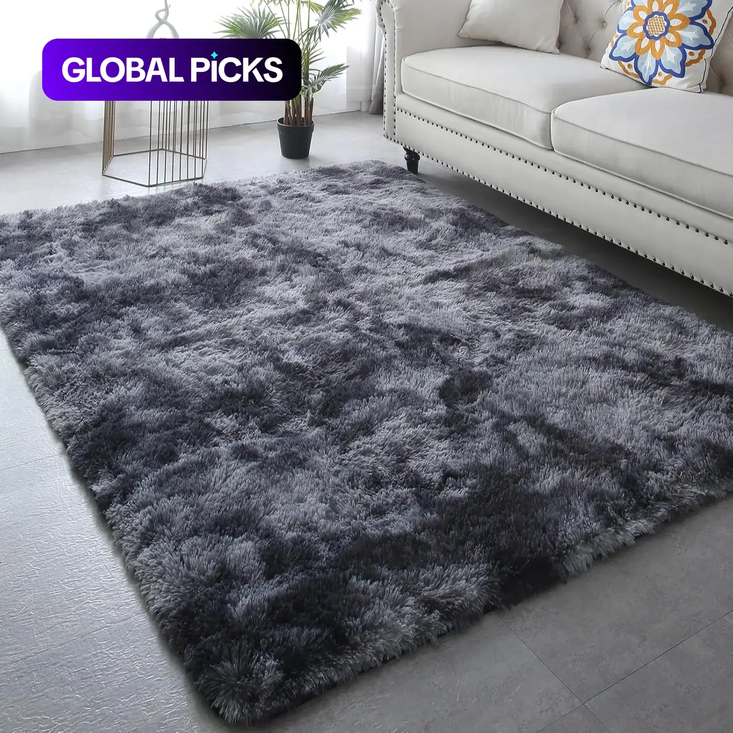 Shag Area Rugs for Bedroom Living Room,Ultra Soft Fluffy Area Rugs for Dorm, Shaggy Fuzzy Rugs, Indoor Carpet Nursery Rugs for Kids Room Home Decor, Decorative Area Rug, Modern Shaggy Rug, Rug Style, Contemporary Rugs #GLOBAL PICKS
