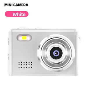 High-definition portable mini digital camera for students, CCD retro compact camera, 1080P video recording, entry-level photography gadget