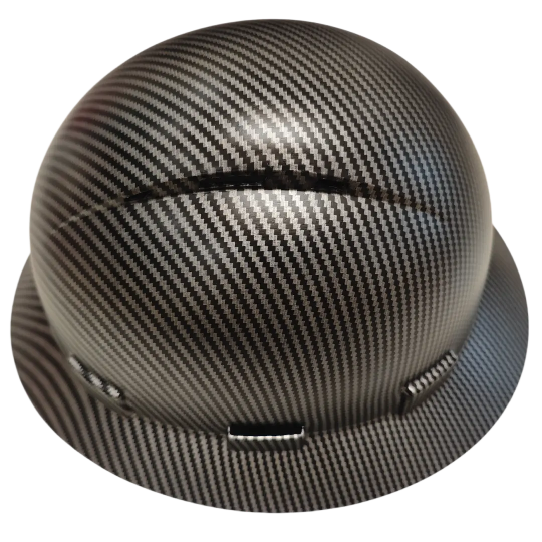 Adjustable Ventilated Full Brim Outdoor Work Cap - ABS Plastic, 6-Point Inner Cradle, Quick-Dial Fit (53-63cm), Visor-Ready Front Slot, Lightweight Shell, All Seasons for Farm & Warehouse Use